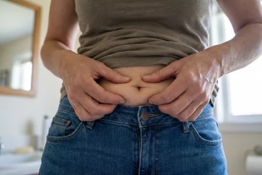 Femme se sentant légère et confiante